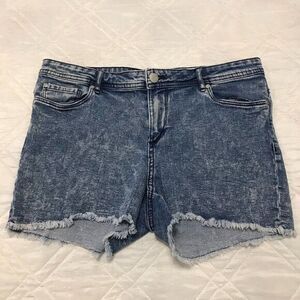 New York Laundry Denim cut off‎ jean shorts size 15